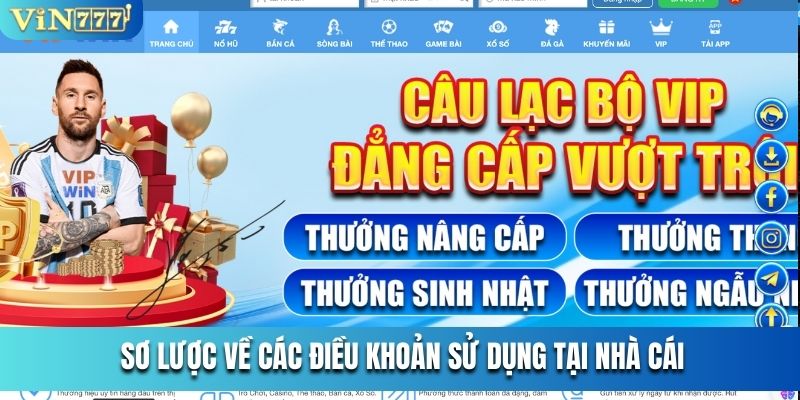 Sơ lược về các điều khoản sử dụng tại nhà cái